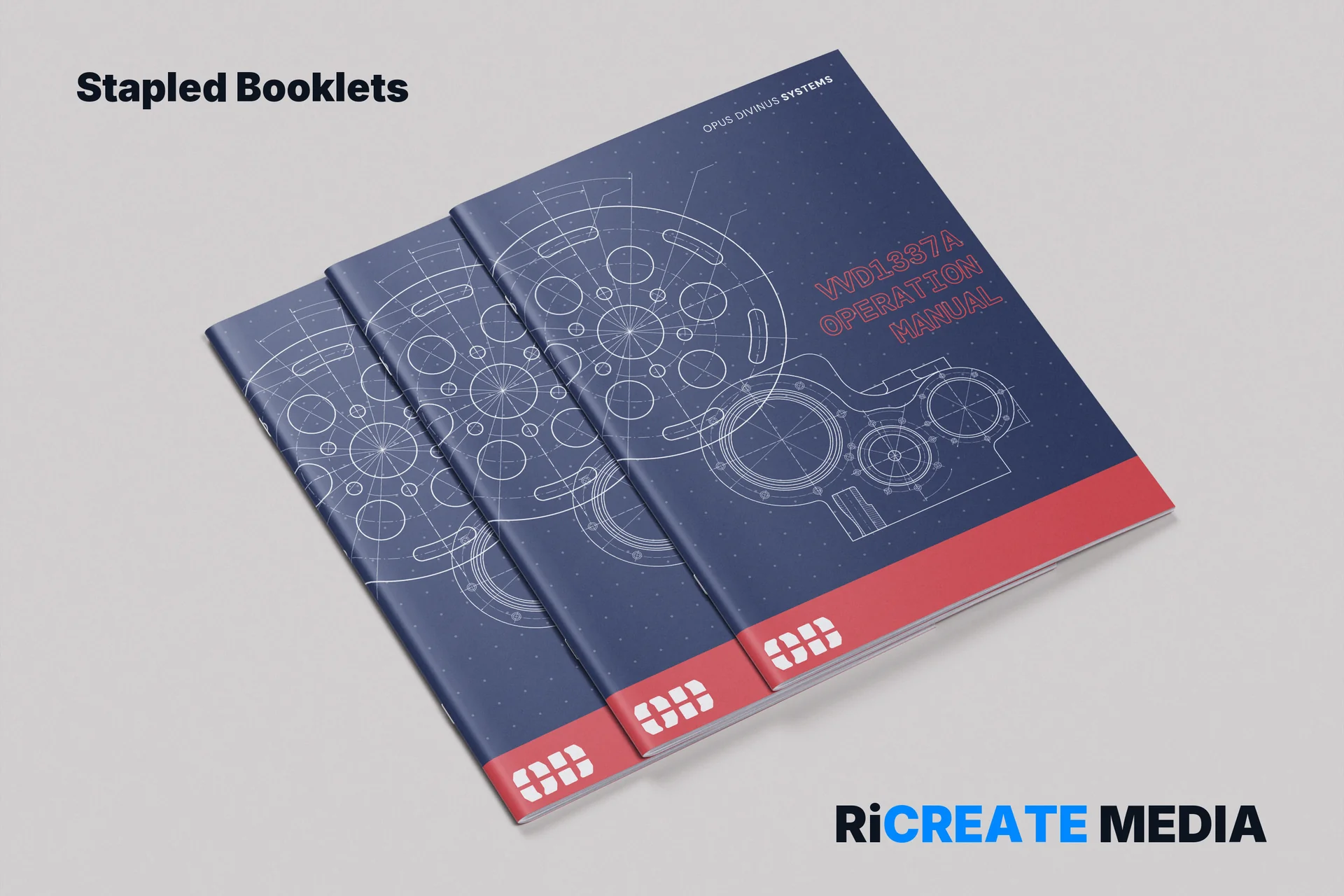 Booklets — printed example