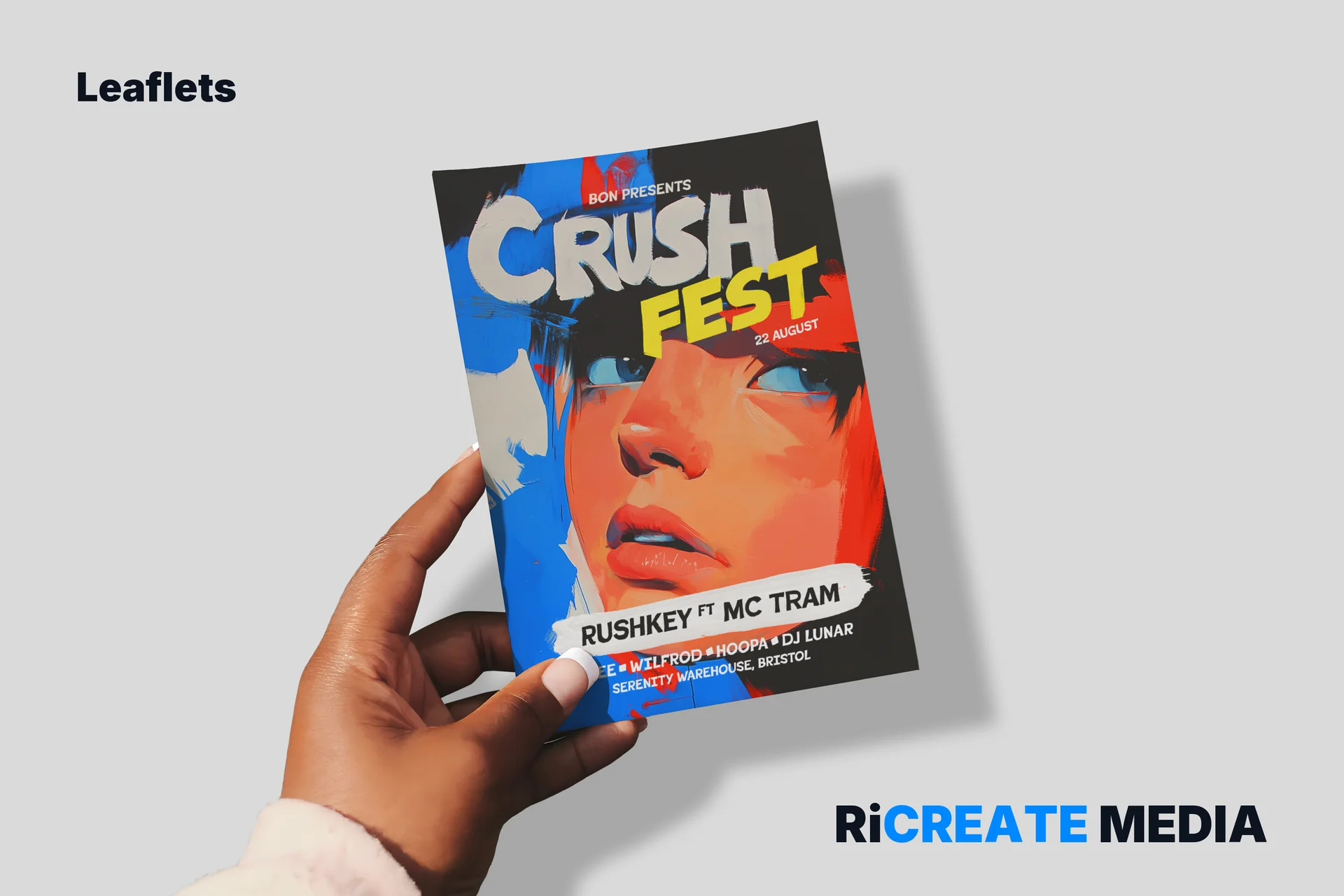 Flyers — printed example